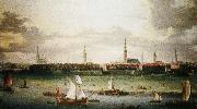 Anonymous painting Hamburg, one of the most important Hanseatic port